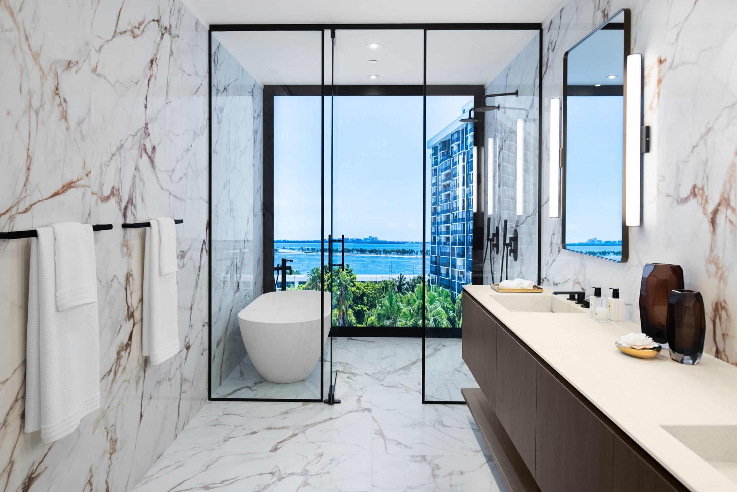 How Italian Bathroom Design Brings Spa-Like Serenity to Miami Living